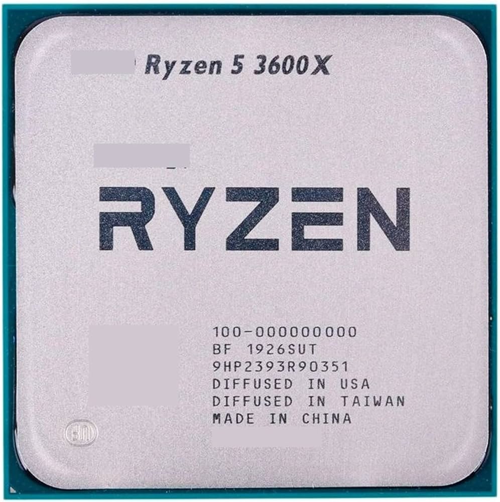 AMD Ryzen 5 3600X プロセッサー AMD Ryzen 5 3600X Processor (3.8 GHz, 6 Cores, Socket AM4